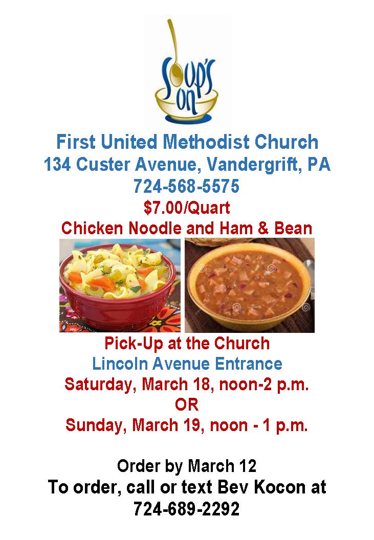 Events First United Methodist Church Vandergrift, PA